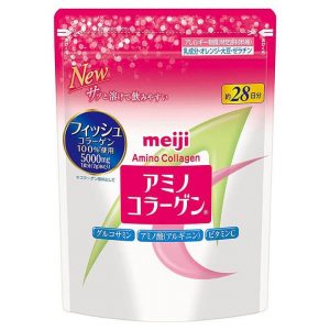 Amino Collagen Meiji Nhật Bản – Collagen Dạng Bột Giúp Da Căng Mịn, Trẻ Hóa
